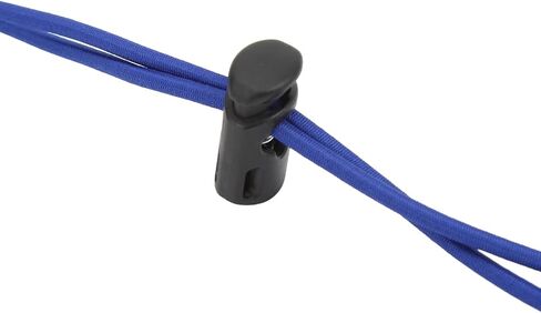 Yctze 2 Elastic Rubber Swimming Goggles Strap, Replacement Straps with Cord Lock Stop Button, Snorkeling Diving Goggles Accessory with Adjustable Fit, Ideal for Swimming (Blue) in Kuwait