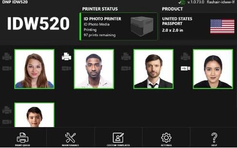 نظام طابعة الصور DNP ID مع كاميرا Pixpro ووحدة تحكم LCD لاسلكية in Kuwait