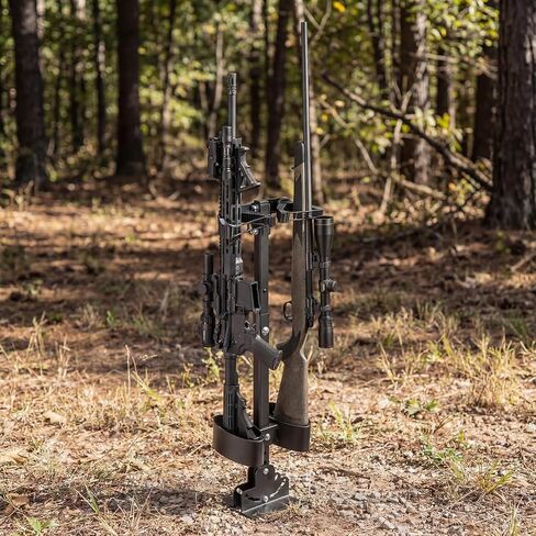 Colingmill UTV Gun حامل UTV Gun Rack، معدات الوقوف جبل حامل المشابك الملحقات المتوافقة مع عربة الغولف شاحنة جبل الكلمة العمودية in Kuwait