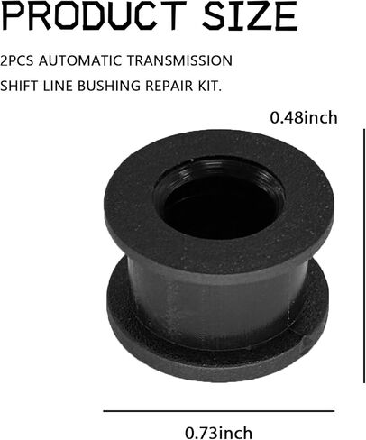 طقم إصلاح جلبة كابل ناقل الحركة الأوتوماتيكي 09G321397A لسيارة VW Passat Jetta Polo Classic Golf Seat Altea Leon Toledo Audi A3 S3 TT TTS Skoda Black Gear Shifter Rod Cable Bushing (2PCS) in Kuwait