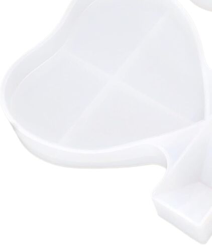Heart Shape Photo Frame Mold Silicone Picture Mold DIY Personalized Home Decorations Romantic Gifts for Valentine Day Mother Day Christmas Transparent White 2PCS S L Size in Kuwait