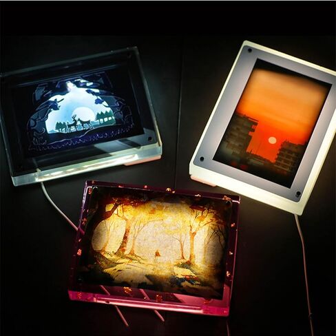 Innovative Light Painting Frame Mold Delicate Picture Photo Mold Set Flexible for Enthusiasts Craft Supplies in Kuwait