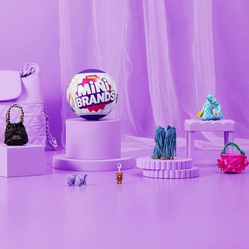 Mini Brands Fashion Series 4 2 Pack by ZURU – Novelty Unboxing Collectible Toy with 5 Mystery Mini Fashion Bags, Shoes & Accessories, 80+ Styles to Collect, Ages 3+, Kids, Teens & Adults in Kuwait