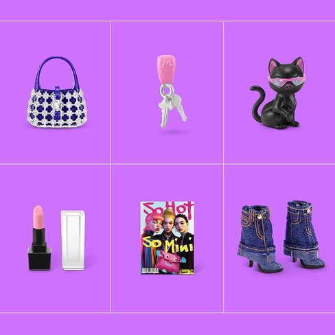 Mini Brands Fashion Series 4 2 Pack by ZURU – Novelty Unboxing Collectible Toy with 5 Mystery Mini Fashion Bags, Shoes & Accessories, 80+ Styles to Collect, Ages 3+, Kids, Teens & Adults in Kuwait