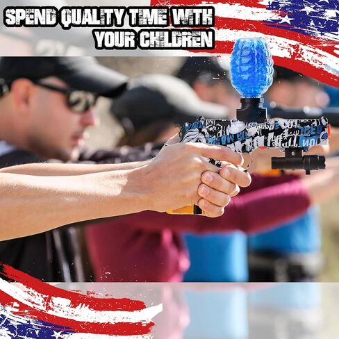 Electric Gel Blasters, Automatic Splatter Blaster with 40000+, Splat Ball Blasters - Summer Outdoor Yard Activities for 14+ Years Old, 2 Pack in Kuwait