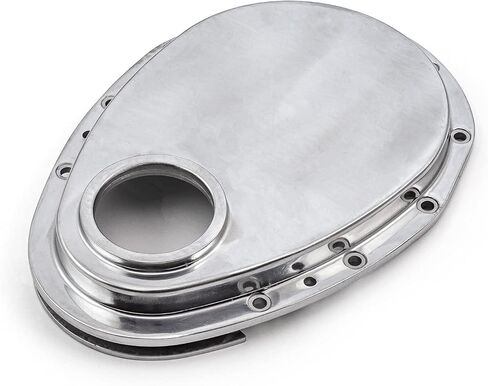 Speedmaster PCE265.1008 Compatible with Chevy SBC 350 Aluminum Timing Chain Cover Polished in Kuwait
