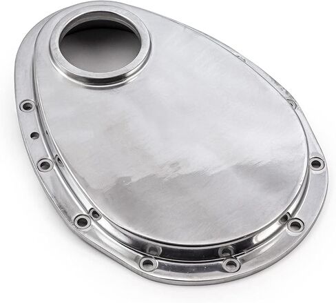 Speedmaster PCE265.1008 Compatible with Chevy SBC 350 Aluminum Timing Chain Cover Polished in Kuwait