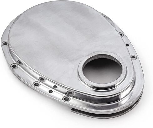 Speedmaster PCE265.1008 Compatible with Chevy SBC 350 Aluminum Timing Chain Cover Polished in Kuwait