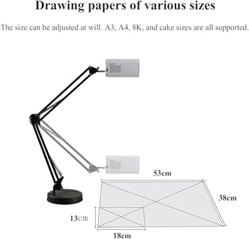 Art Drawing Projector, Portable Drawing Projector, Adjustable Focu and Image Size, Edge Deformity Correction, Ideal for Tracing, Painting and Art Projects in Kuwait
