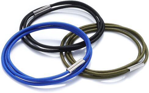 Trash Can Rubber Bands 3Pcs, Large Rubber Bands Heavy Duty, Fits 13-30 Gallon Trash and Garbage Cans, High Elastic Trash Bag Holder Bands for Kitchen Office Garage, Secure Garbage Bags in Place in Kuwait
