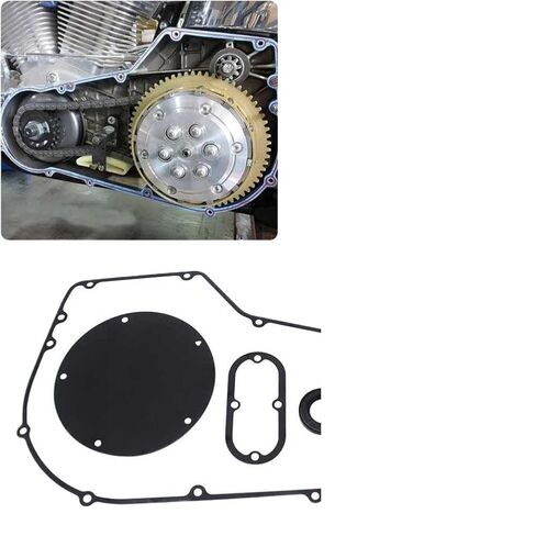 Clutch Primary Cover Gasket Kit Black Compatible with Super Sport Touring FXDXT 2001 2002 2003 in Kuwait