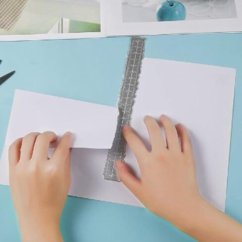 Zerodis Carbon Steel 12 Inch Paper Tearing Ruler for DIY Card Making, Paper Craft, Scrapbooking in Kuwait