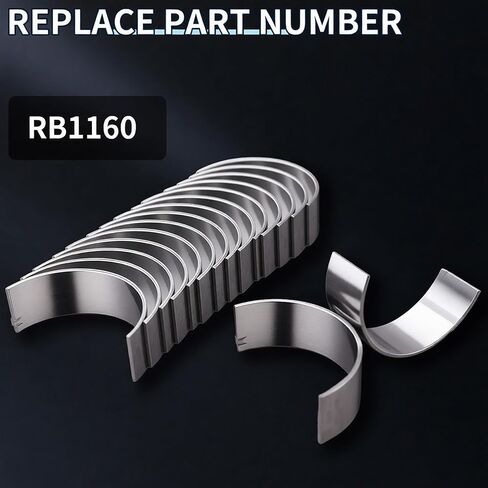 RB1160 STD Rod Bearing Set Standard Size for HEMI 5.7L 6.1L 6.4L V8, Engine Rod Bearing Kit for Dodge Ram 1500 2500 3500 Chrysler 300 Jeep Grand Cherokee Commander,16PCS Crankshaft Rod Bearings in Kuwait