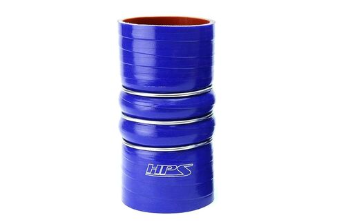 HPS CAC-500-L8-COLD Silicone High Temperature 4-ply Reinforced Charge Air Cooler CAC Hose Cold Side, 100 PSI Maximum Pressure, 8" Length, 5" ID, Blue in Kuwait