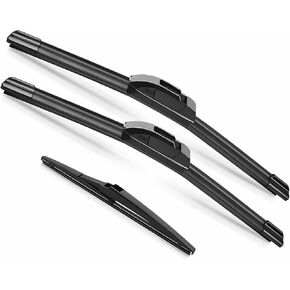26"+22" Windshield Wipers with 16 Inch Rear Wiper Blade Replacement for Honda Odyssey 2005-2022 Original Factory Quality-J Hook Wipers(Pack of 3) in Saudi Arabia