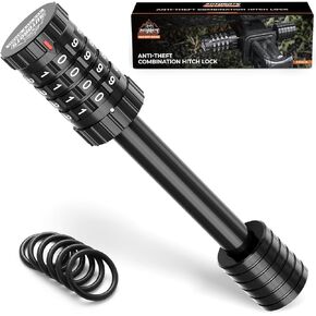 AUTOBOTS Hitch Pin Lock - Keyless Combination Locking Hitch Pin - Patented Trailer Hitch Lock for 2 Inch Receiver, Weatherproof, Anti-Theft Tow Hitch Lock in Kuwait