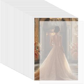50 Pcs A5 Translucent Vellum Paper 5.83 x 8.27 in Printable Trace Paper Wedding Photo Cover for Invitations DIY Printing Vellum Tracing Papers Pad for Drawing Sketching Writing in Kuwait