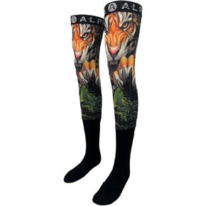 Alpha Thigh High Knee Brace Eye of the Tiger MX Motocross Socks Youth XS in Kuwait