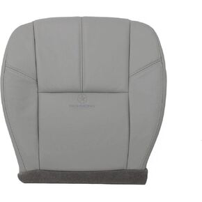 Richmond Auto Upholstery 2013 Chevy Silverado 3500 LT LS Z71 Driver Side Bottom Replacement Leather Seat Cover, Gray in Kuwait