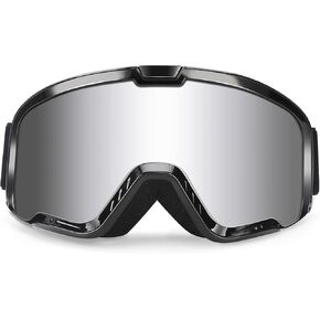 Motocross Goggles Dirt Bike ATV Goggles Motorcycle Gear Mountain Bike Riding Racing 4-Wheeler MX Accessories Off Road & Ski Glasses for Men Women Youth UV400 Anti-Fog Dustproof Anti-Slip Strap in Saudi Arabia