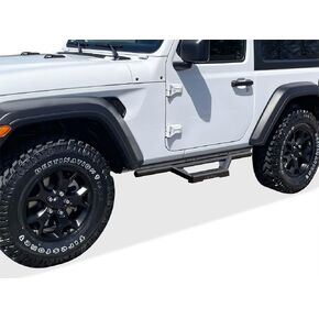 Tuxtreme Stainless Steel tubing Nerf Bars Drop Steps Rocker Guards Compatible with Jeep Wrangler JL 2Dr 18-26 in Kuwait