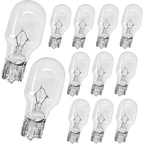 12 PCS 921 Bulbs, 12V/16W T15 Bright Light Bulb Replacement for Reverse Backup Brake Tail Signal Lights, 906 912 W16W Miniature Bulbs Compatible with Cars RVs Campers (Clear) in Saudi Arabia