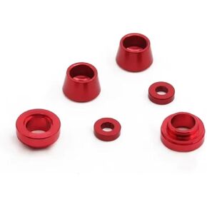 Rc Toys Accessories for Tamiya for TT-02 1/10 Metal Steering Flange Sleeve Bushing Gasket RC Car Upgrade Modifications Replacements Accessories(Red) in Kuwait