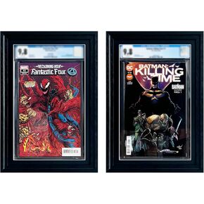 2 Pack Graded CGC Comic Book Frame,Solid Wood Black Moulding in Saudi Arabia