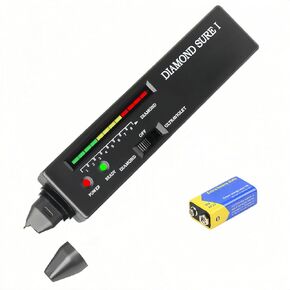 Electric Diamond Tester Pen, Professional High Precision Diamond Gemstone Tester, Portable Jewelry Diamond Gem Tester Checker Tool for All Stones with LED Display & Buzzer (Battery Included) in Kuwait