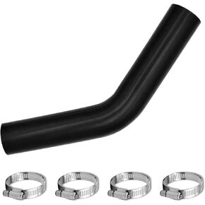1 1/4" ID Gasoline Fuel Filler Neck Hose (45 Degree) with 4 Clamps - 15 7/8" Length Gas Tank Hose Replacement in Kuwait