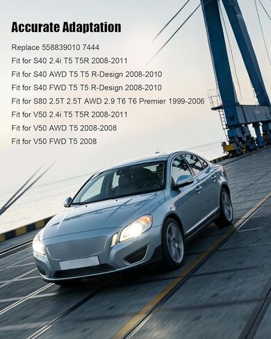 أنثى مصباح حامل الأسلاك تسخير موصلات صالح لفولفو S40 S80 V50 XC90 1999-2014 استبدال 558839010 7444، H7 مقبس الأسلاك تسخير محول القابس، 2PCS in Kuwait