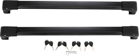 HECASA Cross Bar Compatible with 2010-2024 Mitsubishi Outlander Sport ASX Roof Rack Rooftop Cargo Bag Luggage Carrier in Kuwait