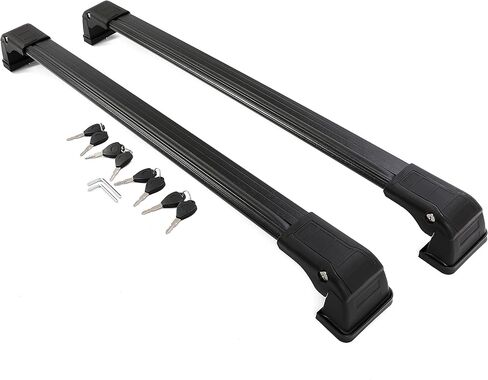HECASA Cross Bar Compatible with 2010-2024 Mitsubishi Outlander Sport ASX Roof Rack Rooftop Cargo Bag Luggage Carrier in Kuwait