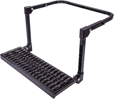 JEGS Truck/SUV Wheel Step | 300 LBS Capacity | Powder Coated Black | Adjustable | Folds for Storage | Simple to Use | Heavy-Duty Steel | One Per Package in Kuwait