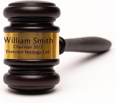 Personalized Wooden Gavel and Block Set, Engraved Judge Gavels, Law and Order Gavel Set with Sound - Lawyer Gifts, Retirement Gifts for Judges Men in Kuwait