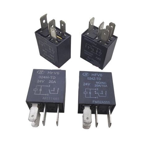 10 قطعة/الوحدة التتابع HFV6 024H-TD 024Z-TD 24V 4 دبابيس 5 دبابيس (HFV6 024Z-TD) in Kuwait