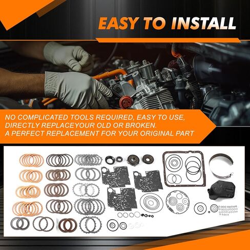 4L60E 4L65E 4L70E Transmission Master Rebuild Kit w/Filter Fits for Chevrolet Silverado 1500 2004–2010 for Cadillac Escalade 2004–2006 for GMC Savana Sierra Yukon 2004-2010 in Kuwait
