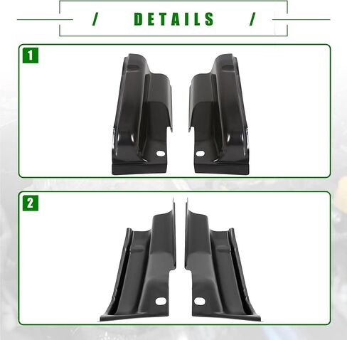 PartsFlow Crew Cab Corner Cover Set Compatible with Ford F150 4 Door Pickup Truck 2009-2014 Replace 1989-113, 1989-114 in Kuwait