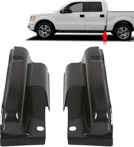 PartsFlow Crew Cab Corner Cover Set Compatible with Ford F150 4 Door Pickup Truck 2009-2014 Replace 1989-113, 1989-114 in Kuwait