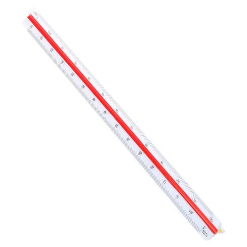 Triangular Ruler 1: 100,: 200,: 250,: 300, Architectural 12" Drafting for Draftsmen Finder Protractor Measurement Bevel Height Depth Gauge Azimuth Foldable Marker Tester Locator Scriber Base in Kuwait