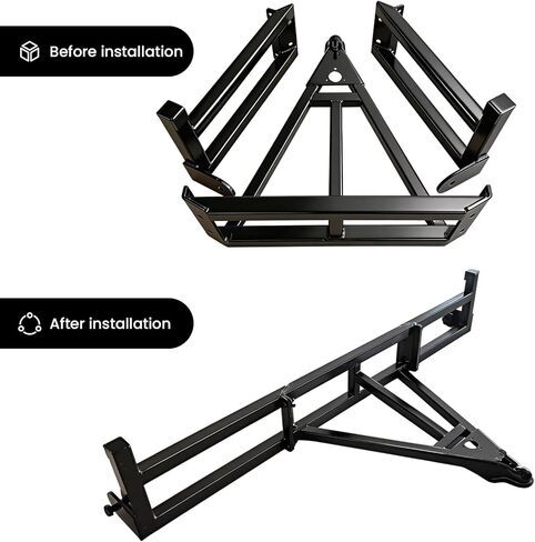 Heavy Duty Shipping Container Tow Bar Kit Tow Hitch for 20' 40' Containers, 14000Lbs Capacity Upgraded Split Design for Easy Storage, Ideal for Farm Ranch Yard Truck Towing in Kuwait