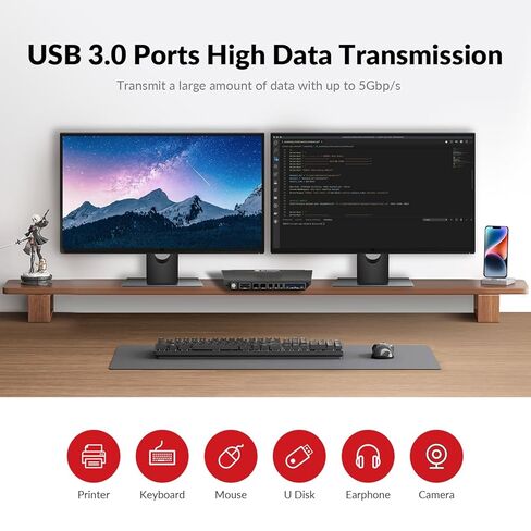 AV Access 8K KVM Switch 2 كمبيوتر 2 شاشات DisplayPort DP 1.4 KVM Switch شاشات مزدوجة مع منافذ USB 3.0 تدعم 8K@60 هرتز 4K@165HZ/144HZ، مخرج صوت، جهاز تحكم عن بعد بالأشعة تحت الحمراء، مع جميع الكابلات in Kuwait
