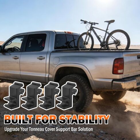 4PCS Tonneau Cover Clamps with Upgrade Clamping Design,Truck Bed Cover Clamps for 0.3 Inch Diameter Prop Rod,Thickened Tonneau Covers Replacement Parts for Stabilising Prop Rod in Kuwait