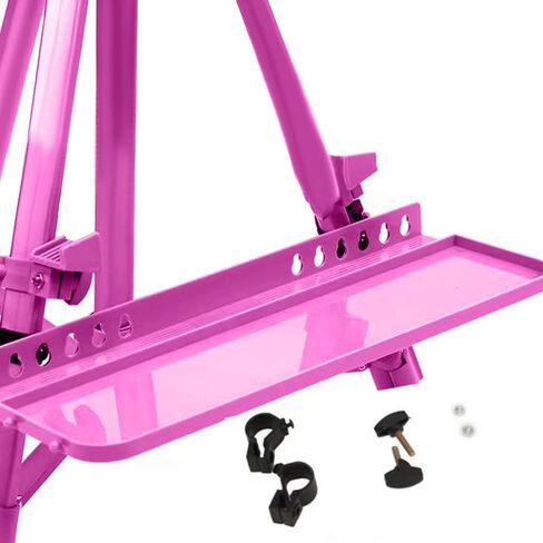 Easel Tray Shelf Replacement Sketch Rack Universal Easel Attachment Tray, Purple (13.19x4.72x0.79 inch) in Kuwait