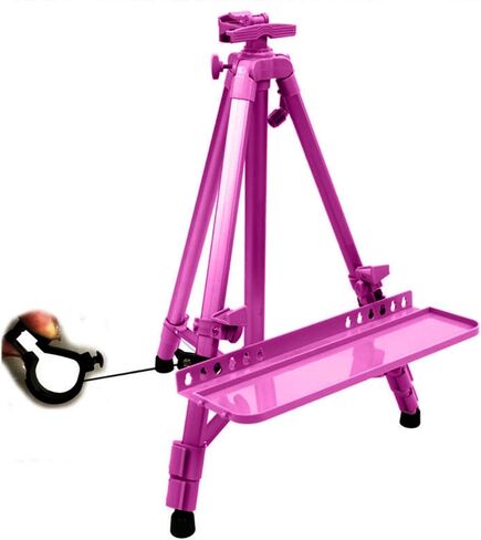 Easel Tray Shelf Replacement Sketch Rack Universal Easel Attachment Tray, Purple (13.19x4.72x0.79 inch) in Kuwait