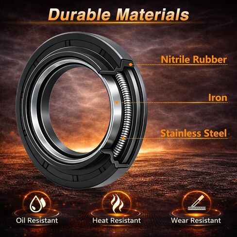 Differential Carrier Front Seal, Front Drive Axle Shaft Oil Seal Compatible with Toyota 4Runner Tacoma Sequoia Tundra Lexus GX460 GX470 LX470 LX570 Replace#: 90311-47027 90311-47013 in Kuwait