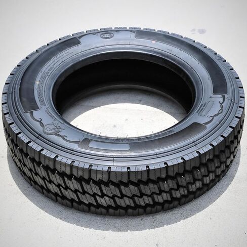 مجموعة من 4 (أربعة) إطارات Evoluxx EDR202 ذات محرك تجاري لجميع المواسم - 245/70R19.5 245/70/19.5 245/70-19.5 135/133M نطاق التحميل H LRH 16-Ply BSW جدار جانبي أسود in Kuwait