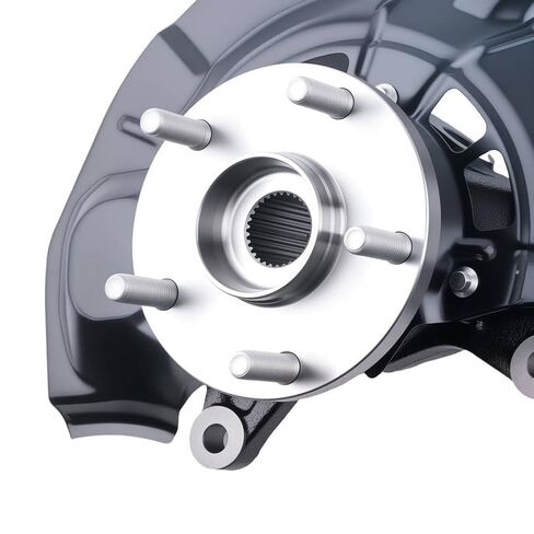 Front Steering Knuckles and Wheel Hub Bearings Set Compatible with 2007 2009 3.5L in Kuwait