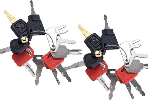 22-Piece Heavy Equipment Key Set: Universal Master Keys for CAT, John Deere, Komatsu, Kubota, JCB, Case, Bobcat, JLG & More – Durable Ignition Keys for Operators​ in Kuwait