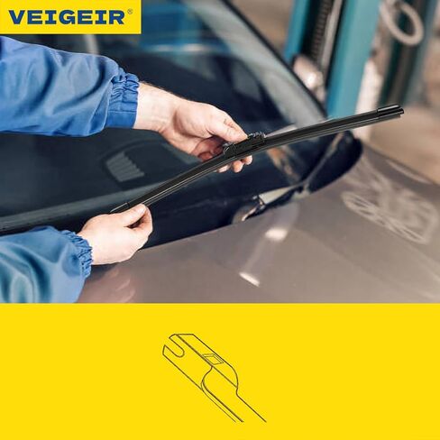 3 Pack Windshield Wiper Blades Compatible with Mazda CX-5 2017-2025 and CX-9 2016-2023, Front and Rear, 24" 18" 14" in Saudi Arabia